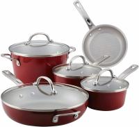 Ayesha Curry Home Collection Nonstick Cookware Pots and Pans Set