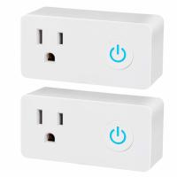 2 Google Assistant and Alexa Smart Plug Outlets