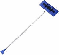 Snow Joe SJBLZD 2-in-1 Snow Broom Large Ice Scraper