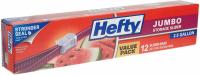 12 Hefty Jumbo Food Storage Bags