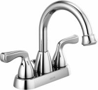 Delta Foundations 4 Centerset 2-Handle Hi-Arc Bathroom Faucet