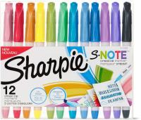 12 Sharpie S-Note Creative Markers