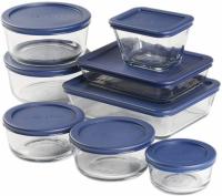 16 Piece Set Anchor Hocking Snug Fit Food Storage