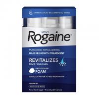 3 Mens Rogaine Minoxidil Foam for Hair Regrowth