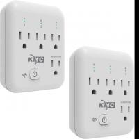 2 KMC 4-Outlet WiFi Mini Smart Plug with Energy Monitoring