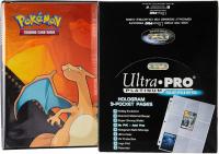 Charizard 2in Album with 100 Ultra Pro Platinum 9-Pocket Sheets