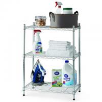 30in Hyper Tough 3-Tier Stackable Wire Shelving Rack