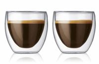 2 Bodum Pavina Double Wall Glasses