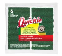 6-Pack Quickie Long Lasting Heavy Duty Scrubber Sponge