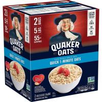 2 Quaker Oats Quick 1-Minute Oatmeal