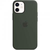 Apple iPhone 12 mini Green Silicone Case with MagSafe