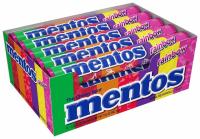15 Mentos Rainbow Chewy Mint Candy Roll