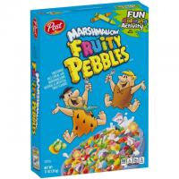 6 Post Fruity Pebbles with Marshmallows Cereal