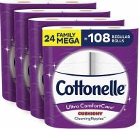 24 Cottonelle Ultra ComfortCare Toilet Paper