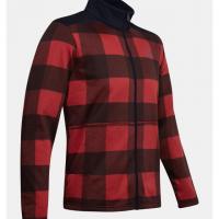 Under Armour Men\'s Field Fleece Plaid Full-Zip Jacket