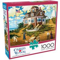 Buffalo Games Charles Wysocki A Delightful Day 1000 Jigsaw Puzzle