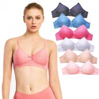 6 Ladies No Wire Plain Cotton Bra