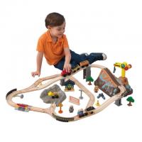 KidKraft Bucket Top Construction Wooden Train Set