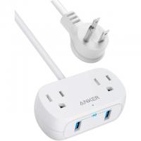Anker Power Strip with USB PowerExtend USB 2 Outlets