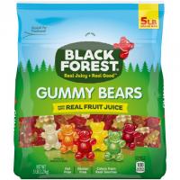 Black Forest Gummy Bears Candy 5 Pound Bulk Bag