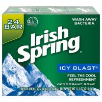 48 Irish Spring Mens Deodorant Soap Bars