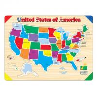 The Learning Journey Lift and Learn USA Map Puzzle
