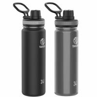 2 Takeya Originals Stainless Steel Water Bottle with Spout Lid