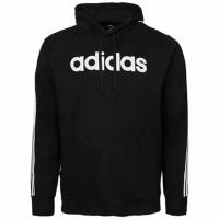 adidas Mens 3-Stripe Logo Hoodie