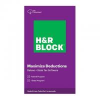 H&R Block Tax Software Deluxe + State 2020 + DoorDash Gift Card