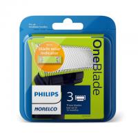 3 Philips Norelco QP220 80 OneBlade Replacement Blades