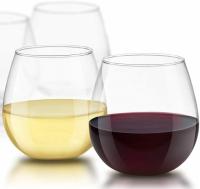 JoyJolt Spirits Stemless Wine Glasses