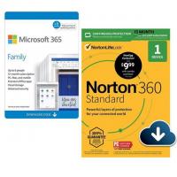 Microsoft 365 Family Subscription with Norton 360 Antivirus
