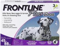 6 Doses Frontline Plus Flea and Tick Treatment for Dogs