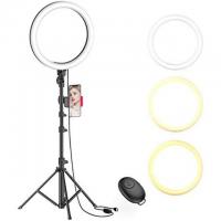 10in Selfie Ring with Tripod Phone Holder