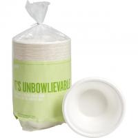 125-Pack Perk Compostable Paper Bowls