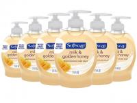 6 Softsoap Moisturizing Milk and Honey Liquid Hand Soap