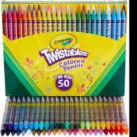 50 Crayola Twistables Colored Pencil Set