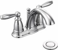 Moen Brantford Two-Handle Low-Arc Centerset Bathroom Faucet