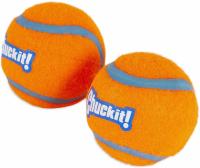 2 Chuckit Medium Dog Toy Tennis Balls