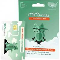 Mint Mobile 3-Month 10GB Prepaid SIM Card Kit