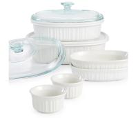 Corningware French White Bakeware Set