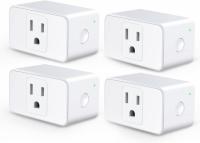 Meross WiFi Smart Plug Mini 4 Pack