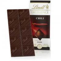 12 Lindt Excellence Chili Dark Chocolate Bar