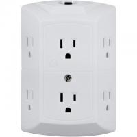 GE 6-Outlet Wall Tap Power Outlet Extender