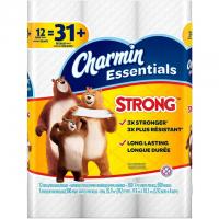 12 Charmin Essentials Giant Rolls Bath Tissues Toilet Paper