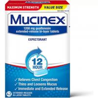 Mucinex Chest Congestion Maximum Strength 12 Hour Release Tablets
