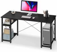 Computer Desk with Storage Shelves 55 inch Home Office Desk