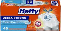 80 Hefty Ultra Strong Tall Kitchen Trash Bags