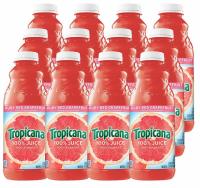12 Tropicana Ruby Red Grapefruit Juice 32oz Bottles
