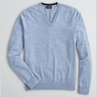 Brooks Brothers Washable Merino Wool V-Neck Sweater